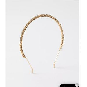 Gold rope headband